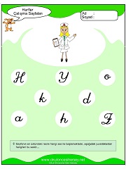 H Sesi Çalışma Sayfaları